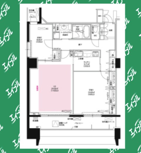 間取り図 名古屋市営地下鉄東山線/伏見駅 徒歩6分 9階 築17年