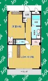 名古屋臨海高速鉄道<あおなみ線>/中島駅 徒歩23分 2階 築18年 1LDKの間取り