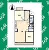 ビラ高城 2LDKの間取り