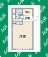 名古屋市営地下鉄名城線/東別院駅 徒歩4分 3階 築33年 1Rの間取り