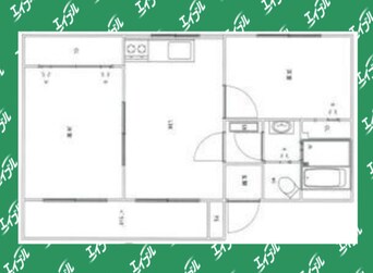 間取図 ハイツ室川I