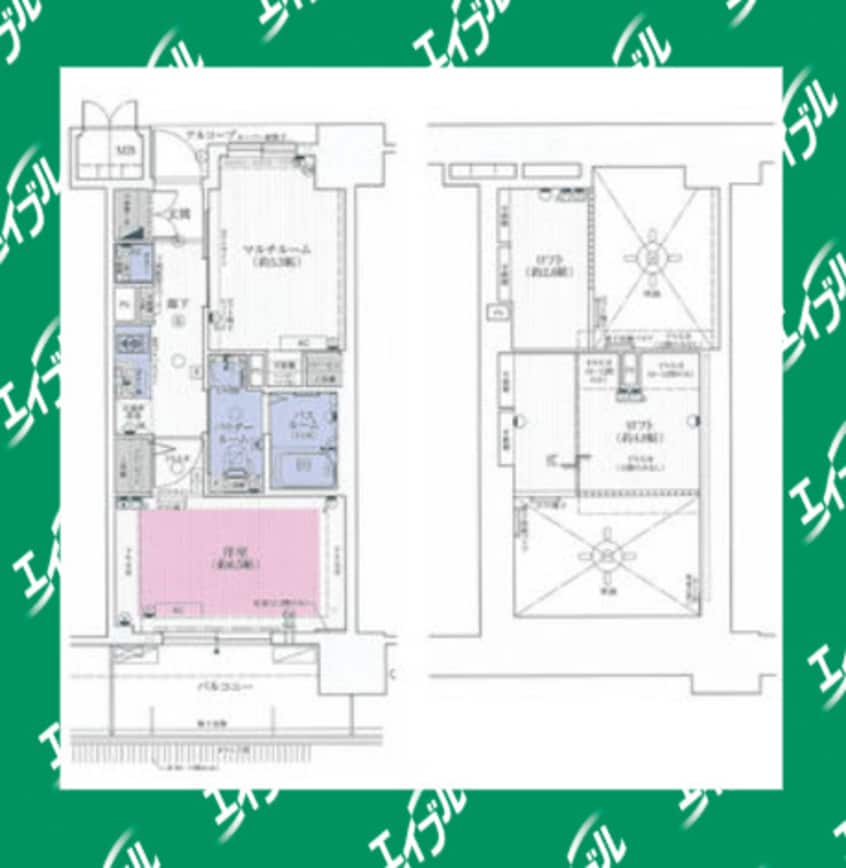 間取図 エステムコート名古屋駅前CORE