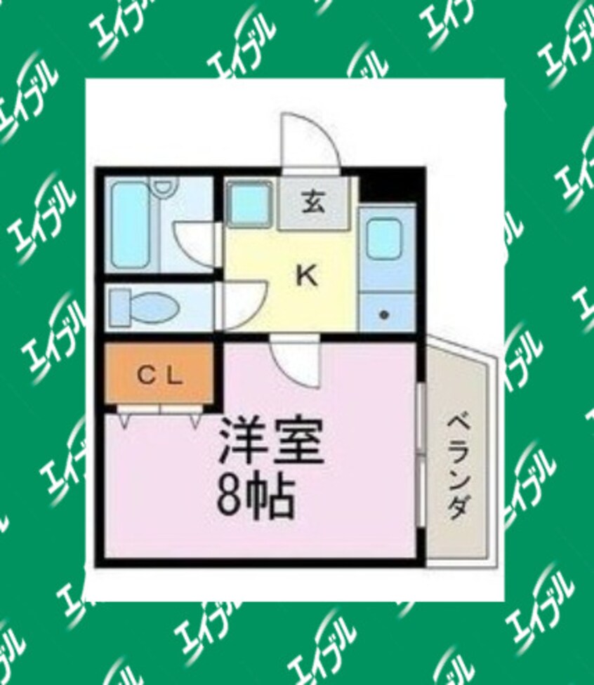 間取図 プロクシィスクエア安田通