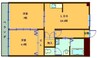 名古屋市営地下鉄鶴舞線/浅間町駅 徒歩10分 3階 築46年 2LDKの間取り