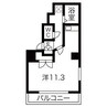 フラット大須 1Rの間取り