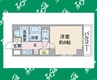 本郷ビルISA 1Kの間取り