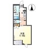 ムスカリ 1Kの間取り