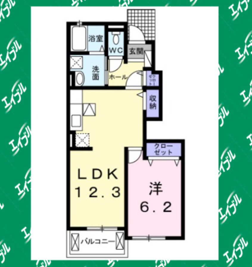 間取図 ソアレ　Ｂ