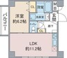 名古屋市営地下鉄東山線/高畑駅 徒歩4分 3階 築11年 1LDKの間取り