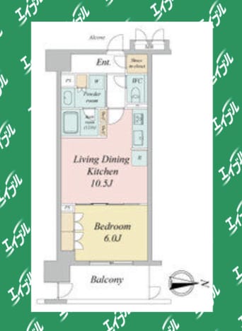 間取図 ラフィシア上前津