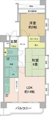 名古屋市営地下鉄鶴舞線/浄心駅 徒歩14分 7階 築33年 2LDKの間取り