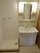 ゆったりとスペースのある洗面所 ラ・カーサＳＨＩＭＡＤＡ