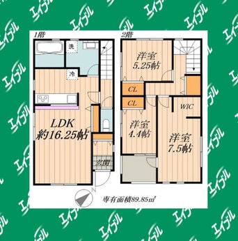 間取図 ドマーニ一色新町2号棟