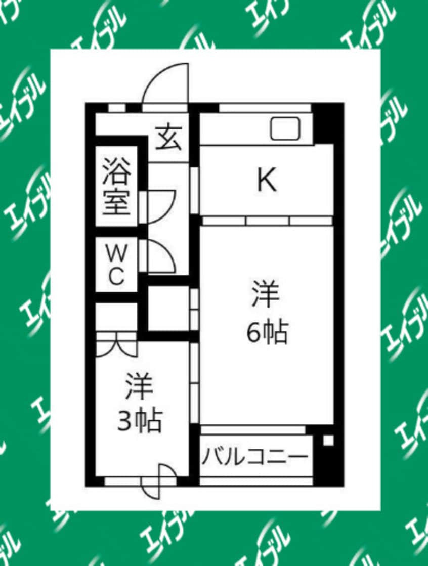 間取図 七福ビル