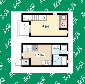 間取図 名古屋市営地下鉄鶴舞線/川名駅 徒歩5分 1階 築2年