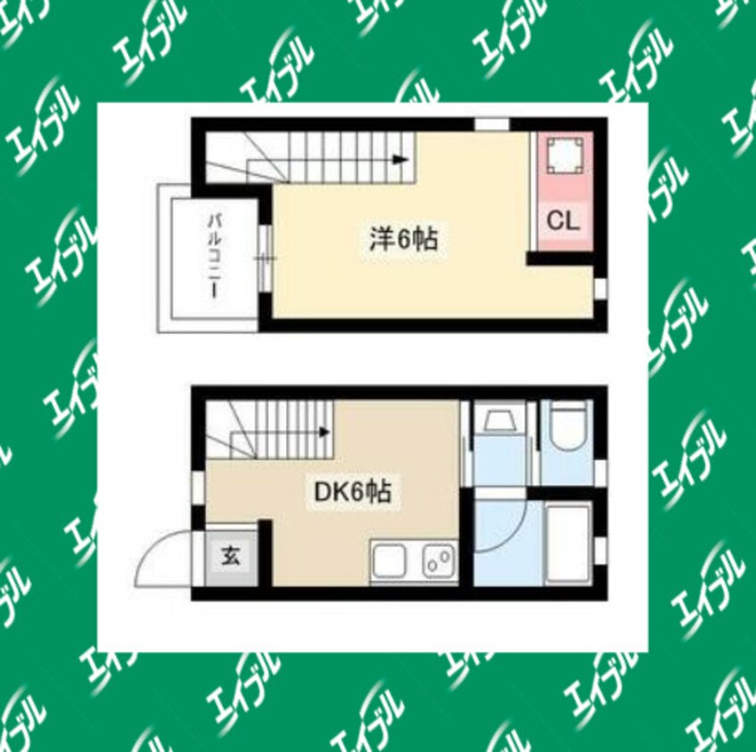 間取図 名古屋市営地下鉄鶴舞線/川名駅 徒歩5分 1階 築2年