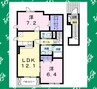 ルピチェーノ 2LDKの間取り