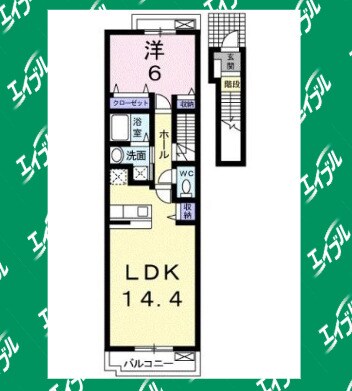 間取り図 ベル　デーアＢ