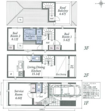間取図 名古屋市営地下鉄鶴舞線/浅間町駅 徒歩7分 1階 築6年