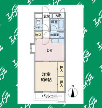 間取図 フィープル一社