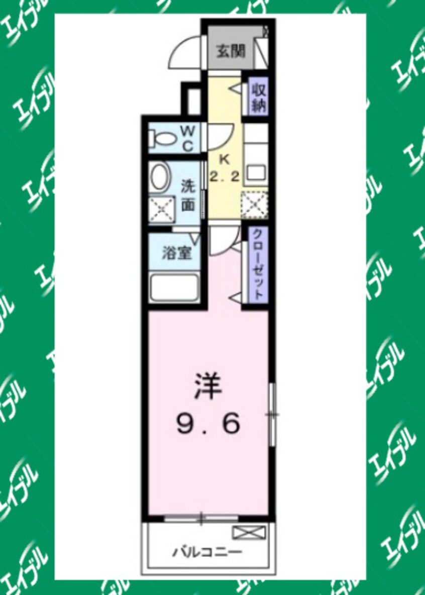 間取図 ベル　ソーレ