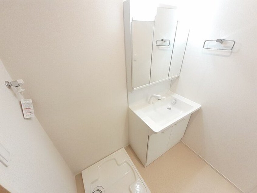 スペースが確保できる洗面所です ベル　ソーレ