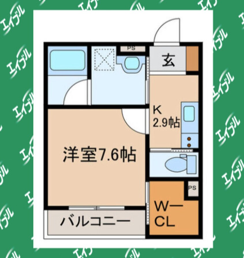 間取図 Ecrasole安城