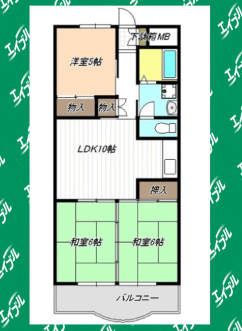 間取図 明正雅ハイツ