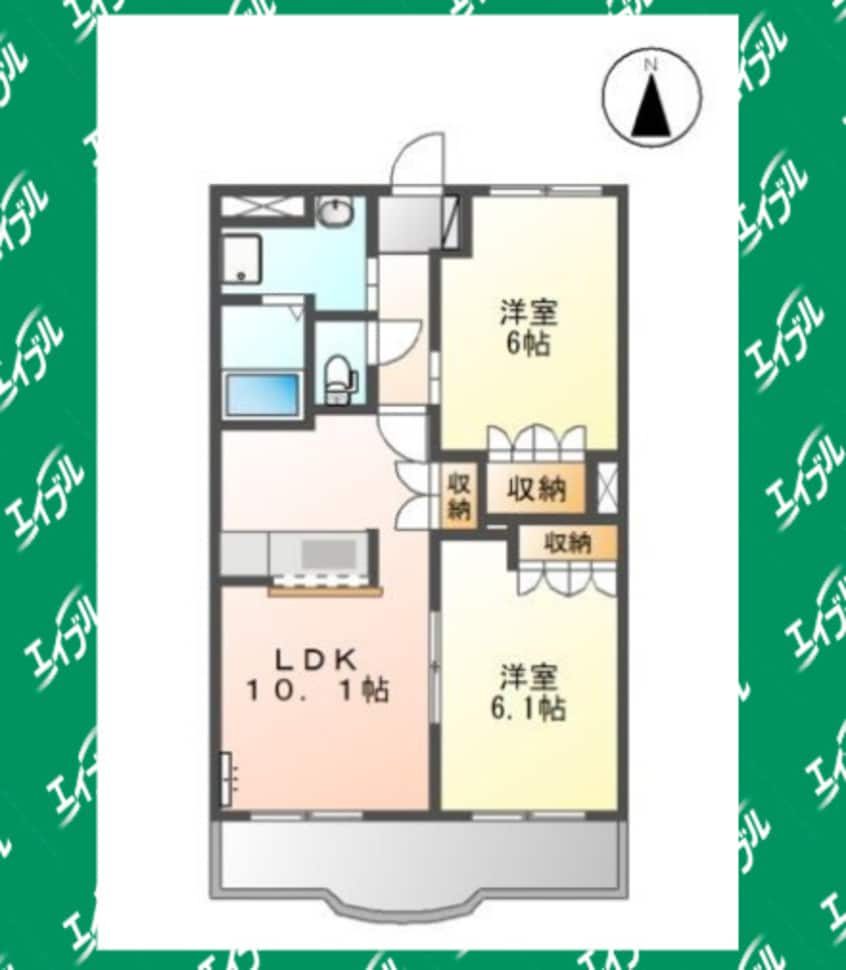 間取図 グランディール東海