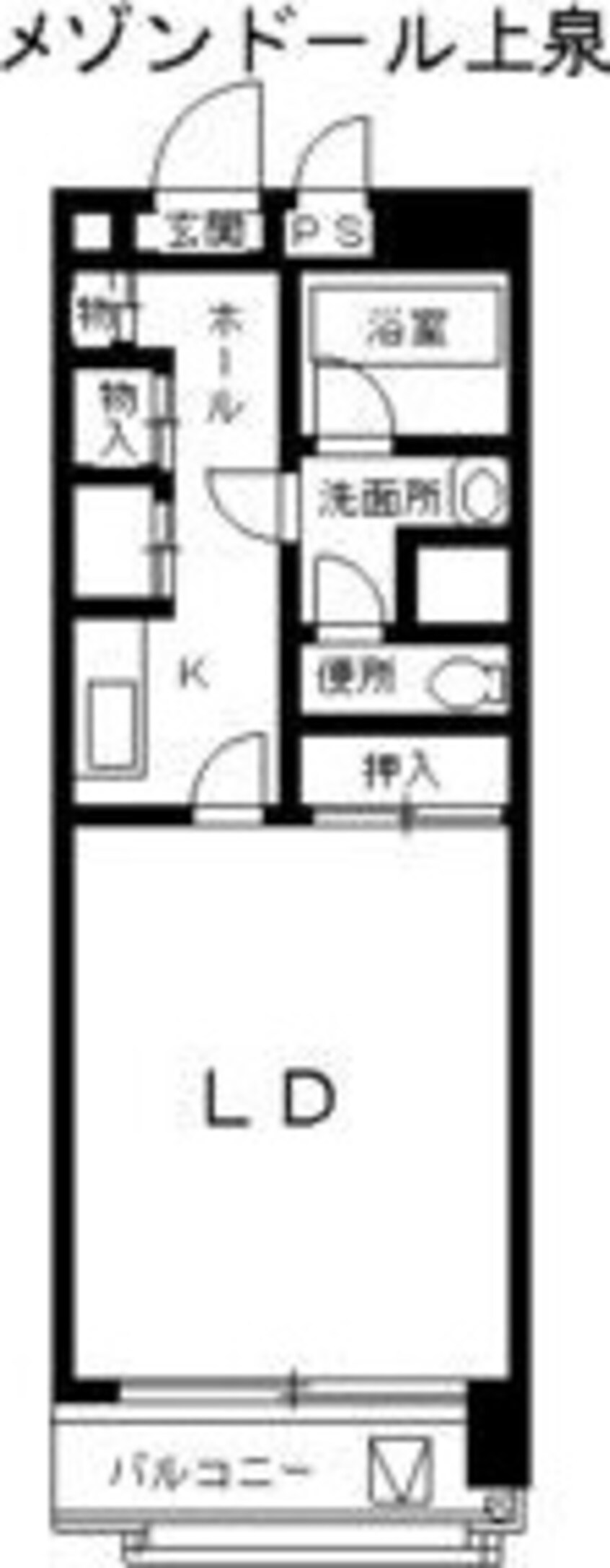 間取図 名古屋市営地下鉄東山線/新栄町駅 徒歩7分 2階 築37年