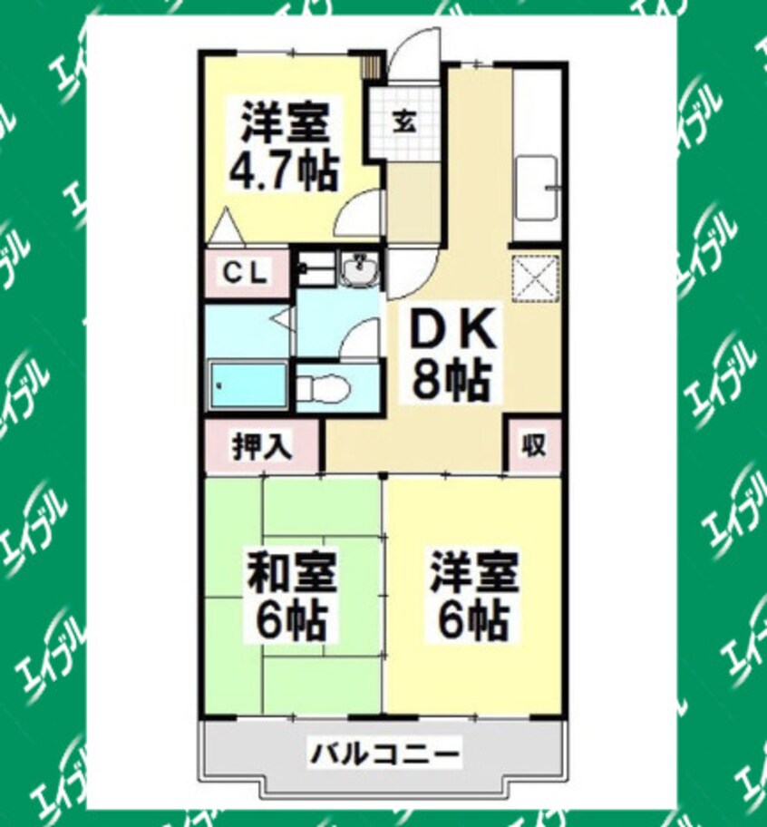 間取図 ツイン青山　北館