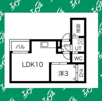 間取り図 Warren nishikiⅠ