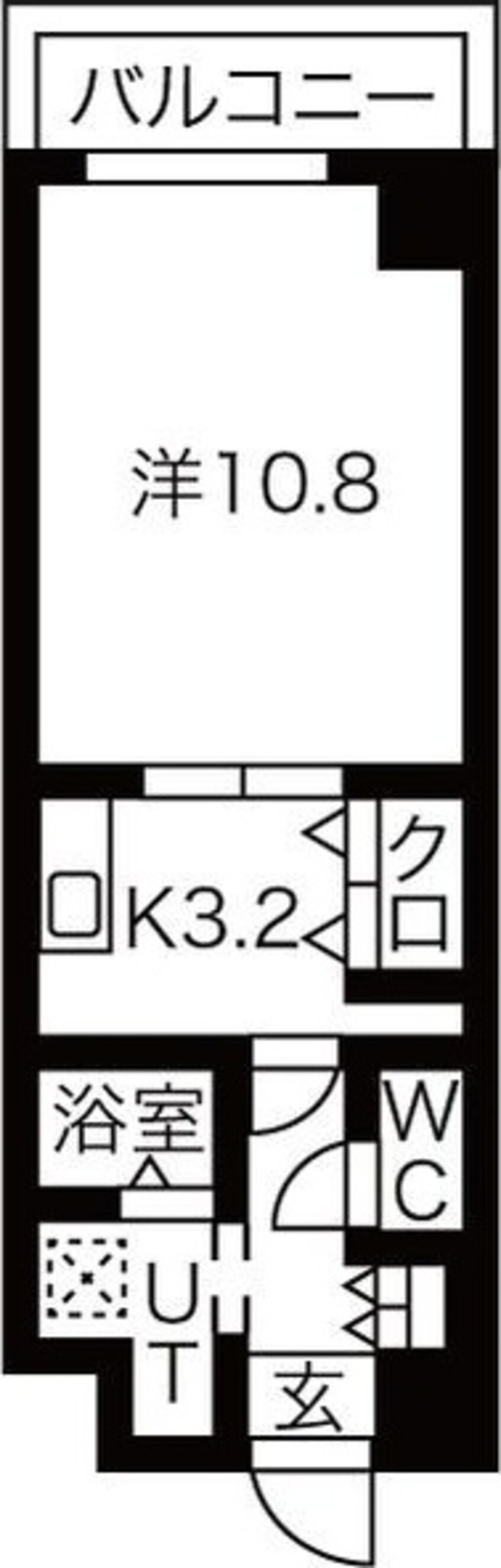 間取図 名古屋市営地下鉄名城線/矢場町駅 徒歩5分 6階 築21年