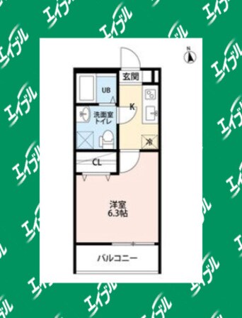 間取図 フィールグッド東中島