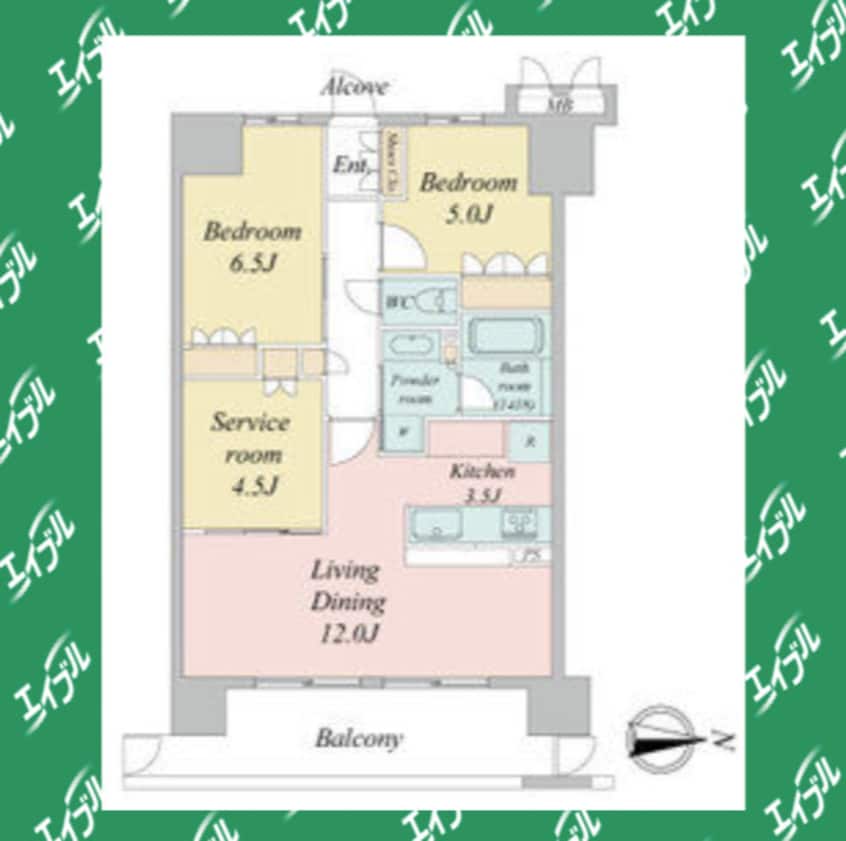 間取図 ラフィシア上前津