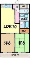 名古屋市営地下鉄名港線/六番町駅 徒歩13分 3階 築35年 2LDKの間取り