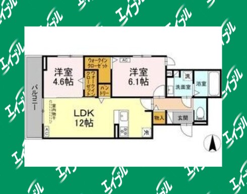 間取り図 ルヴィータ庄内通