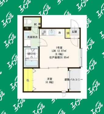 間取図 アンバー尾頭橋