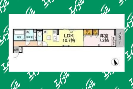 間取り図 名古屋市営地下鉄鶴舞線/浅間町駅 徒歩5分 1階 築3年