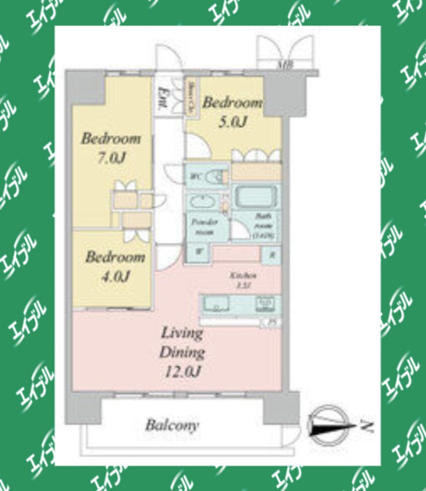 間取図 ラフィシア上前津