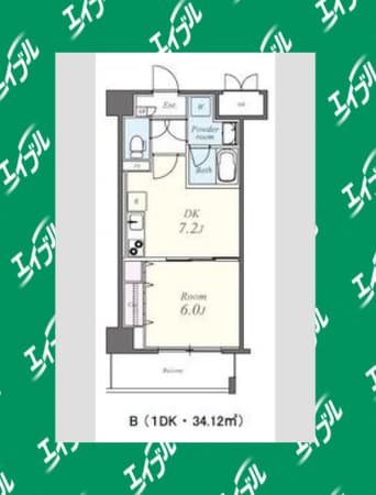 間取図 名古屋市営地下鉄桜通線/車道駅 徒歩6分 5階 築10年
