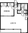 ＦＪ日進通 1LDKの間取り