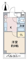 名古屋市営地下鉄鶴舞線/上小田井駅 徒歩11分 3階 築22年 1Kの間取り