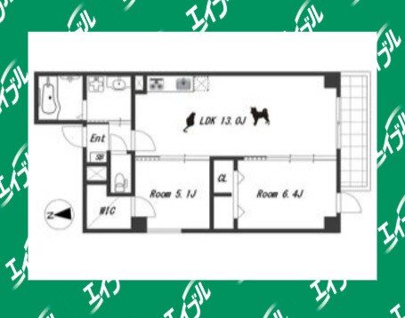 間取り図 Sugarloaf Park花の木Ⅱ
