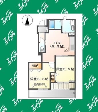 間取図 ローズコート