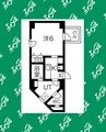 名古屋市営地下鉄東山線/高畑駅 徒歩13分 3階 築34年 1Kの間取り