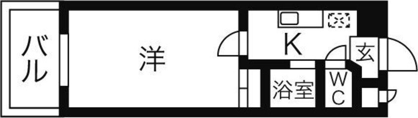 間取図 名古屋市営地下鉄名城線/矢場町駅 徒歩7分 5階 築24年