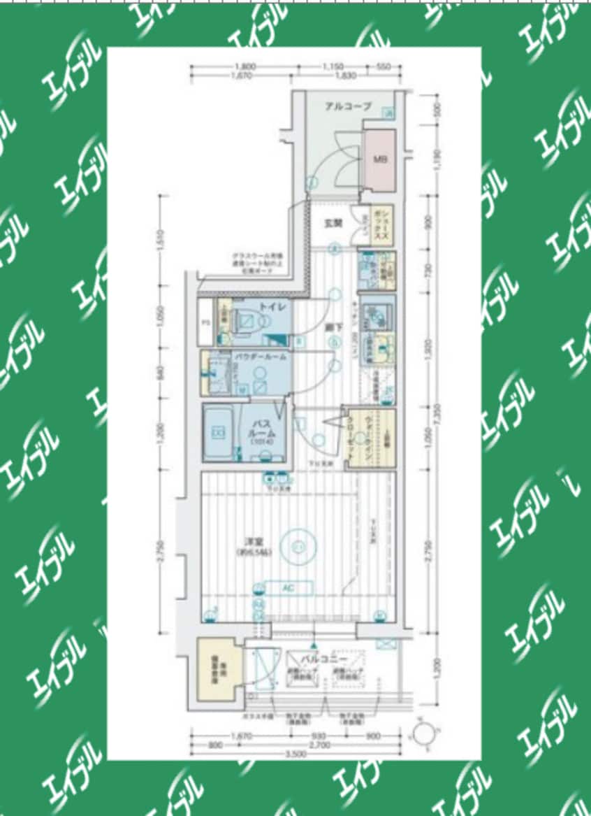 間取図 名古屋市営地下鉄東山線/千種駅 徒歩5分 9階 築1年