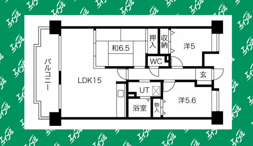 間取図 シティ・ライフグランヴィーネ星ヶ丘　B棟