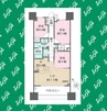ザ・パークハウス名古屋Ｃ棟 3LDKの間取り